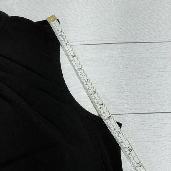 Roz & Ali Black Relaxed Fit High Neck Sleeveless Blouse Size Large - Picture 8 of 10